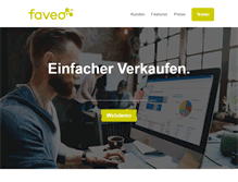 Tablet Screenshot of faveo.com